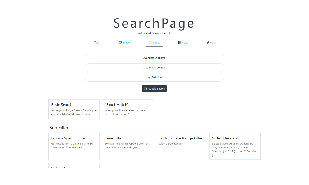 SearchPage gallery image