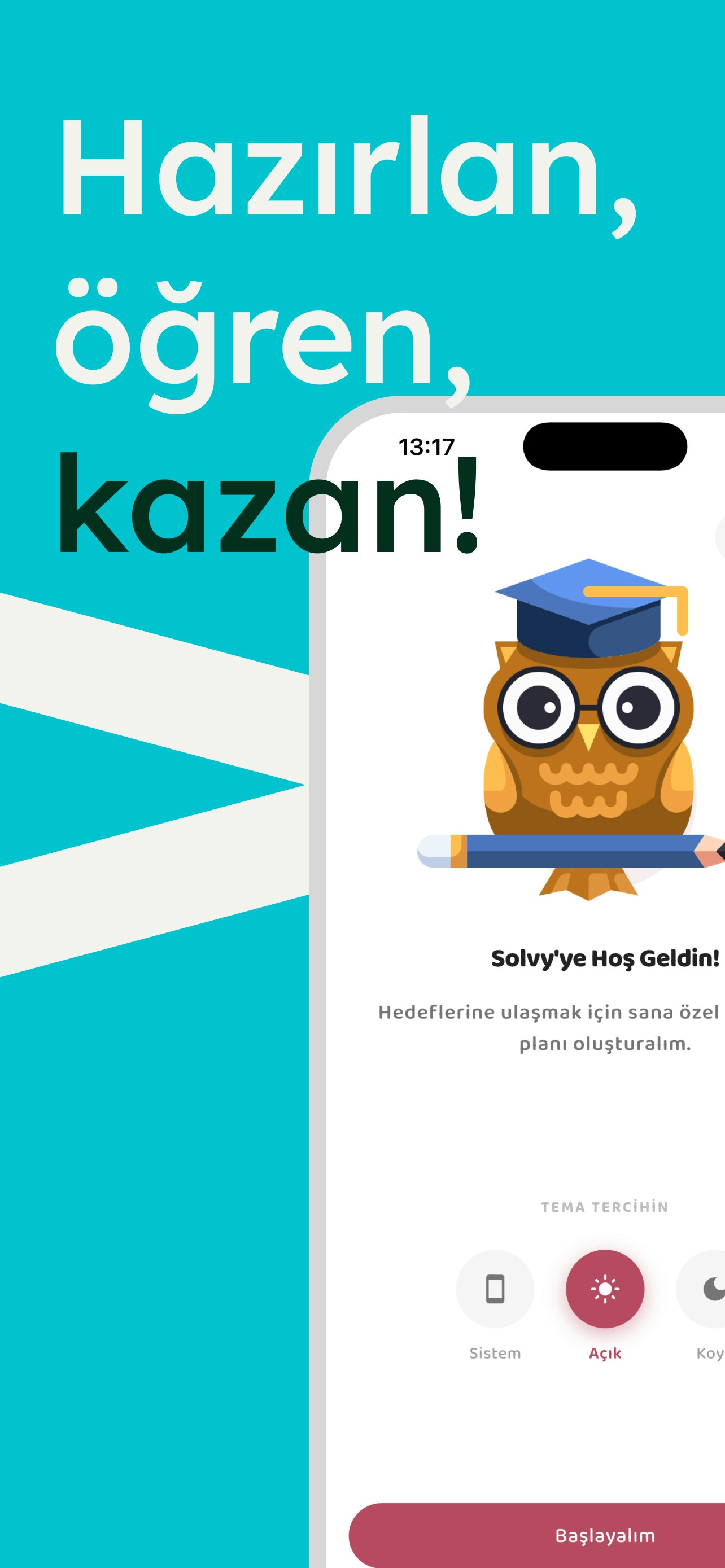 Solvy: Dijital Soru Bankası - Product Hunt launch logo and brand identity