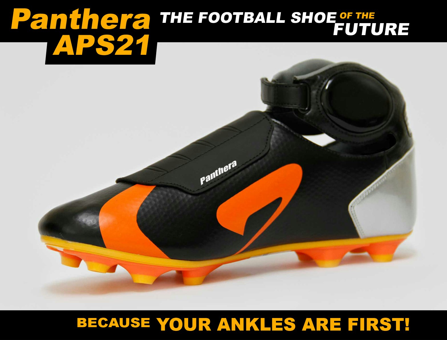 THE ANKLE PROTECTION SHOE FOR FOOTBALL & BASEBALL. APS21 PANTHERA gallery image