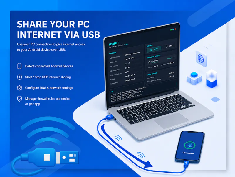 USBNET screenshot 1