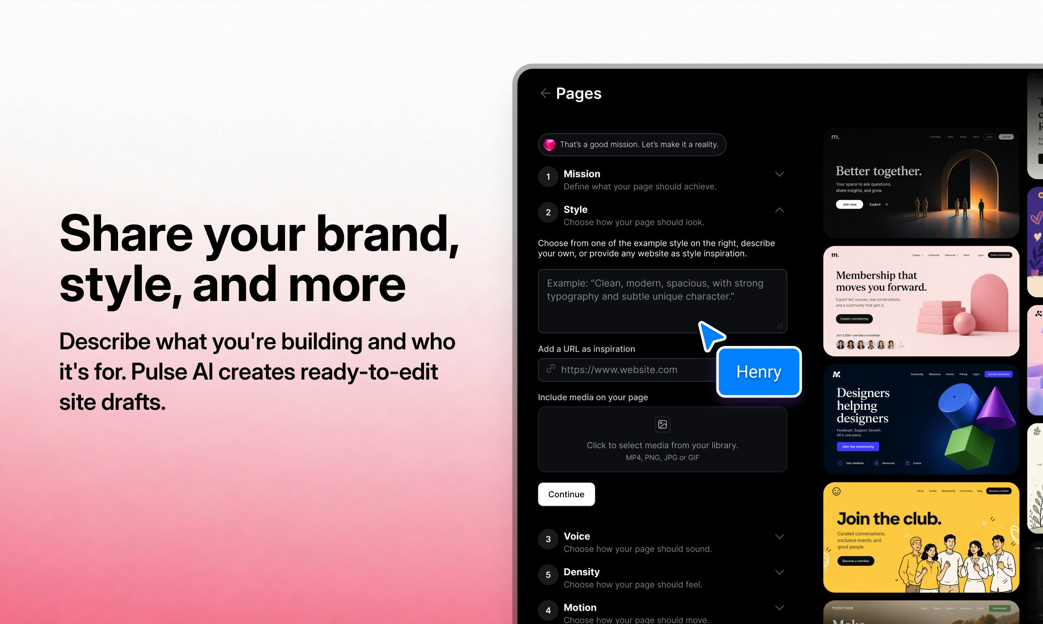 Heartbeat Landing Pages gallery image