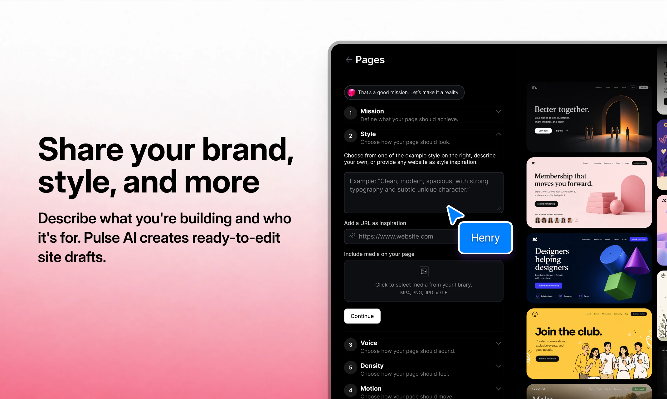 Heartbeat Landing Pages 截图 2