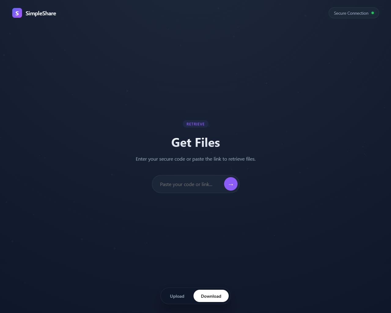 SimpleShare - Screenshot 2 showing product features and functionality