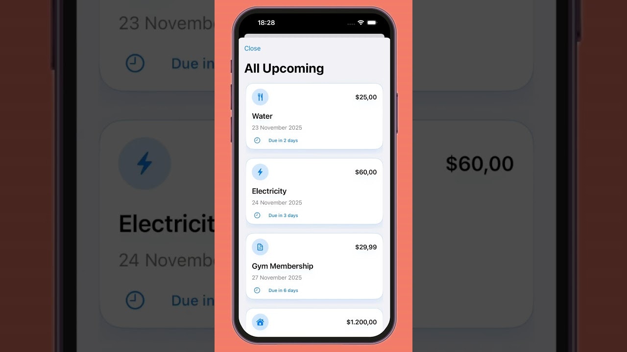 Bill Reminder & Tracker gallery image