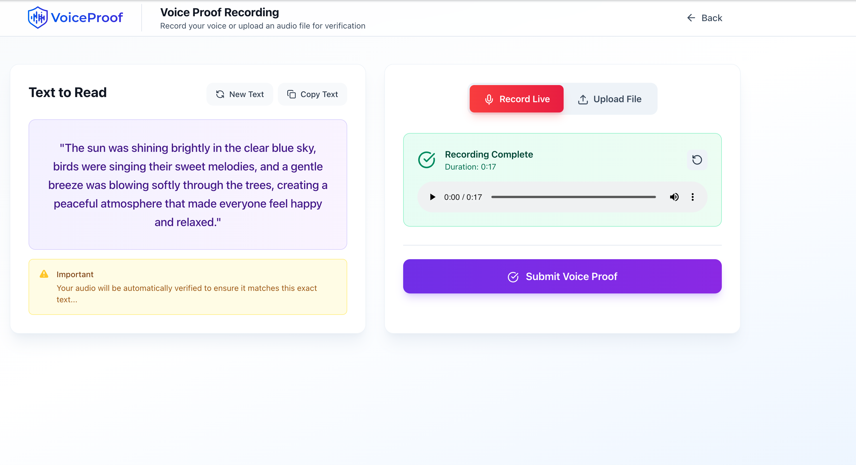 Voiceproof.ai gallery image