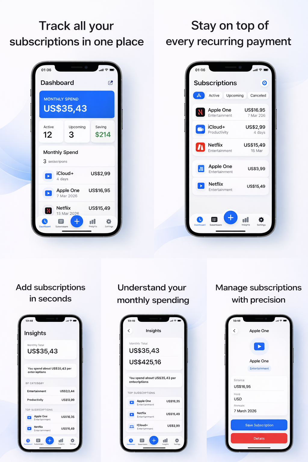 SubTrack - Screenshot 3 showing product features and functionality