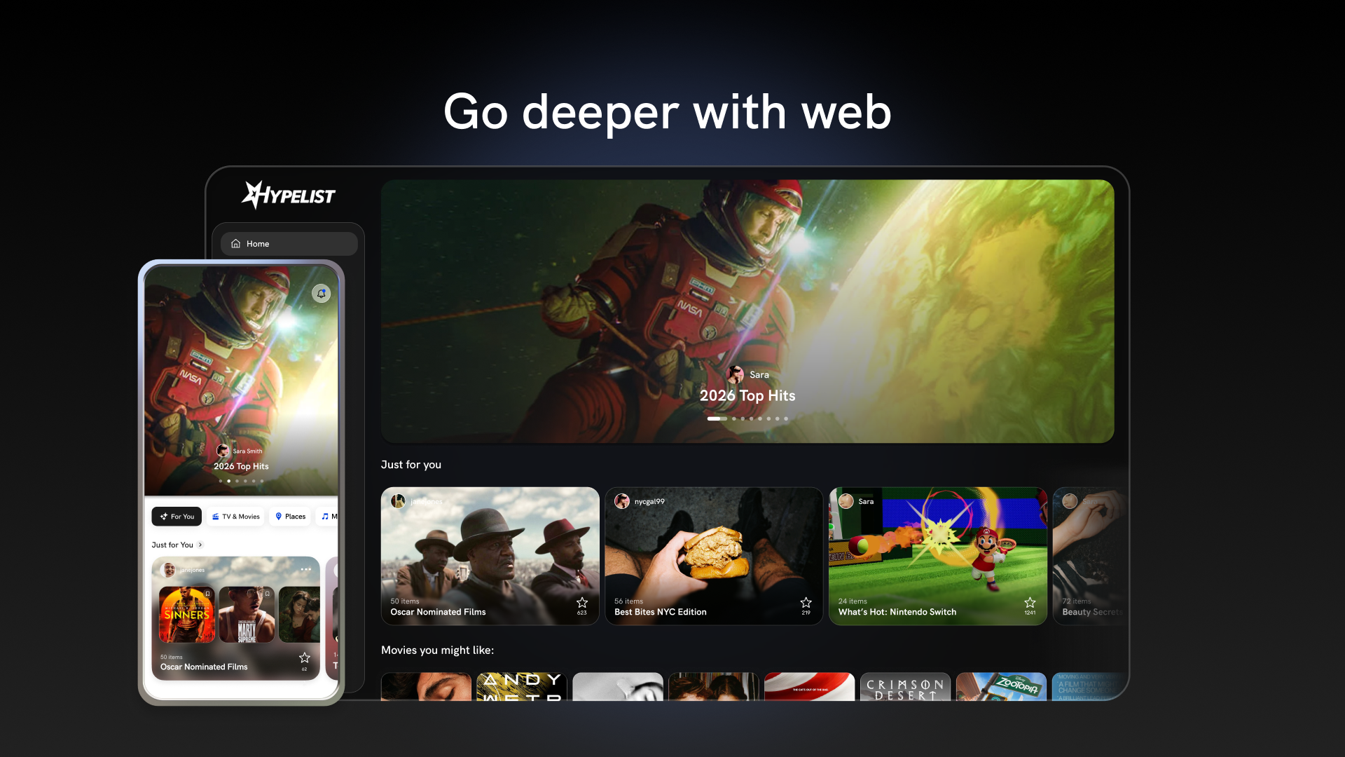 Hypelist for Web gallery image
