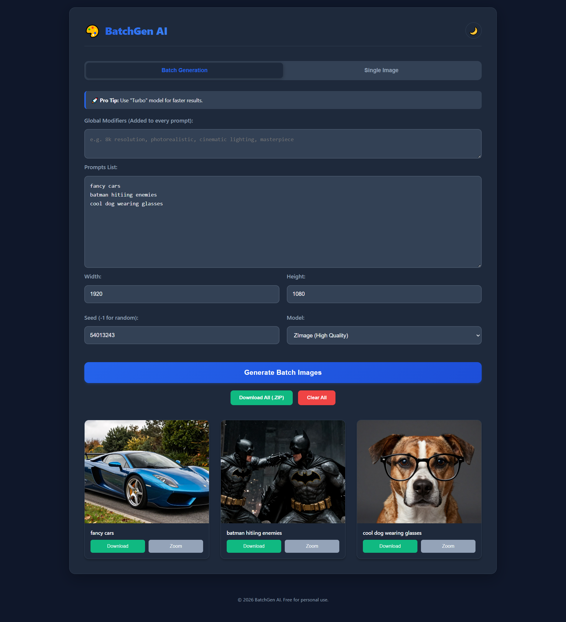 BatchGenAI gallery image