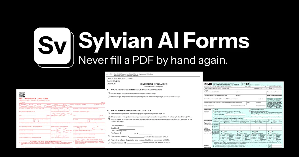 Sylvian AI Forms