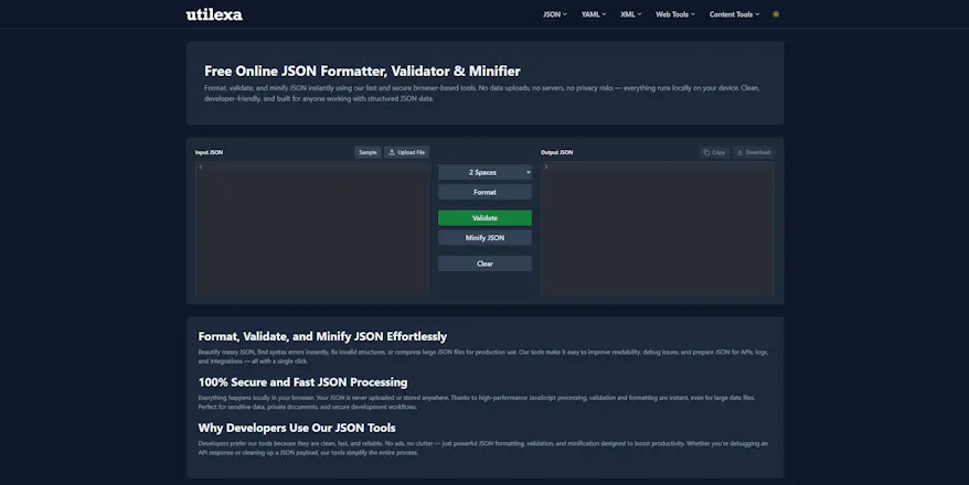 Free Online JSON Formatter & Validator gallery image