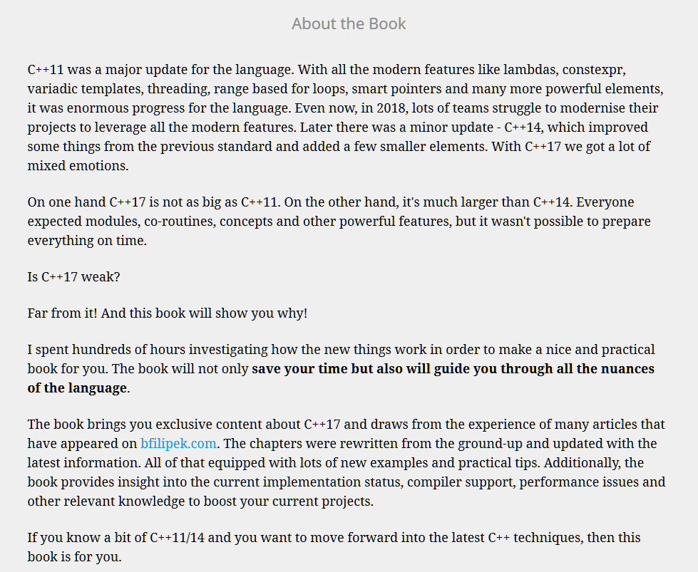 C++17 In Detail gallery image