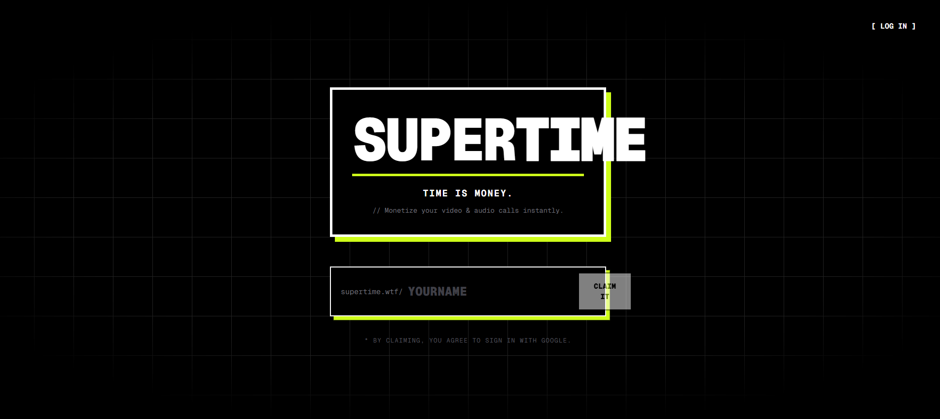 Supertime - Main product screenshot demonstrating key features and user interface