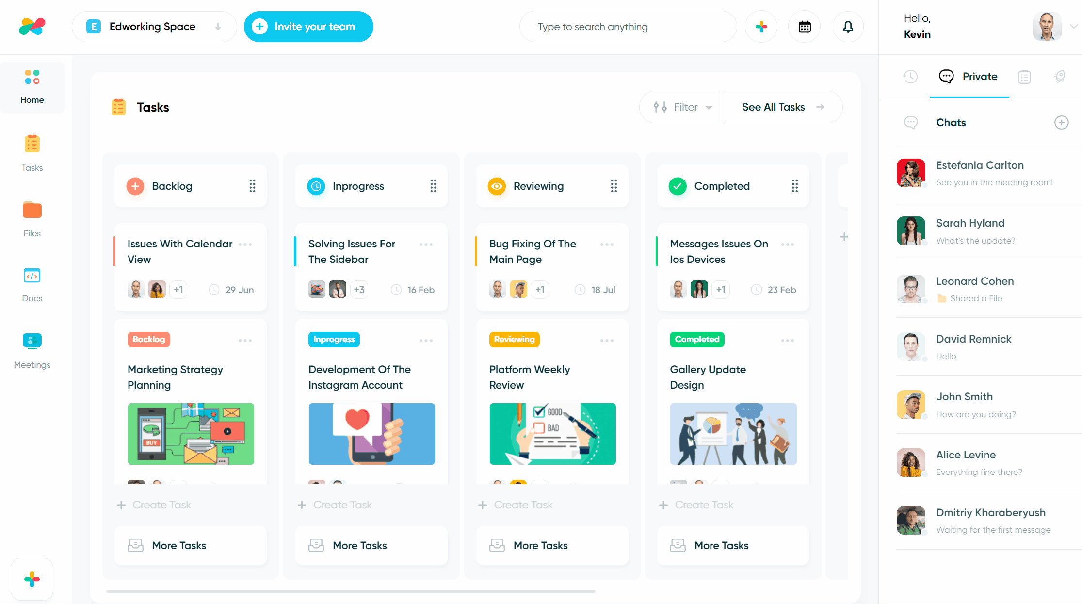 وسائط edworking - يجتمع وإنشاء وتوصيل كل شيء في منصة واحدة 3