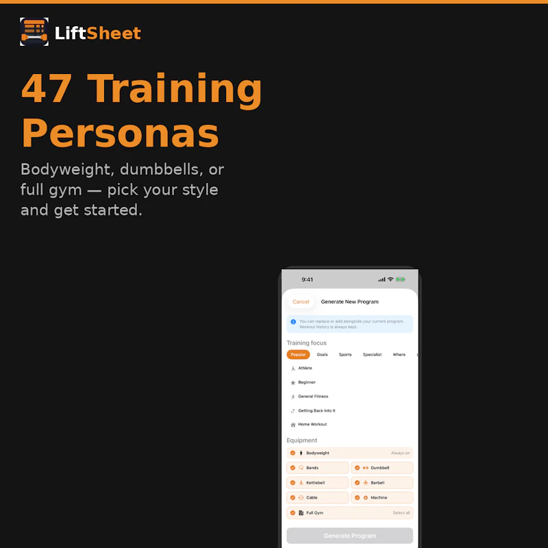 LiftSheet screenshot 5