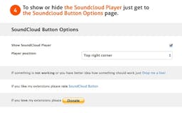 SoundCloud Button Chrome Extension media 1