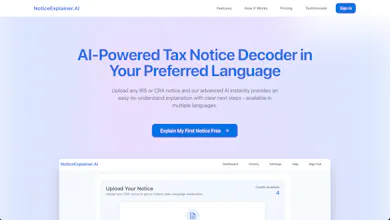 Notice Explainer AI gallery image