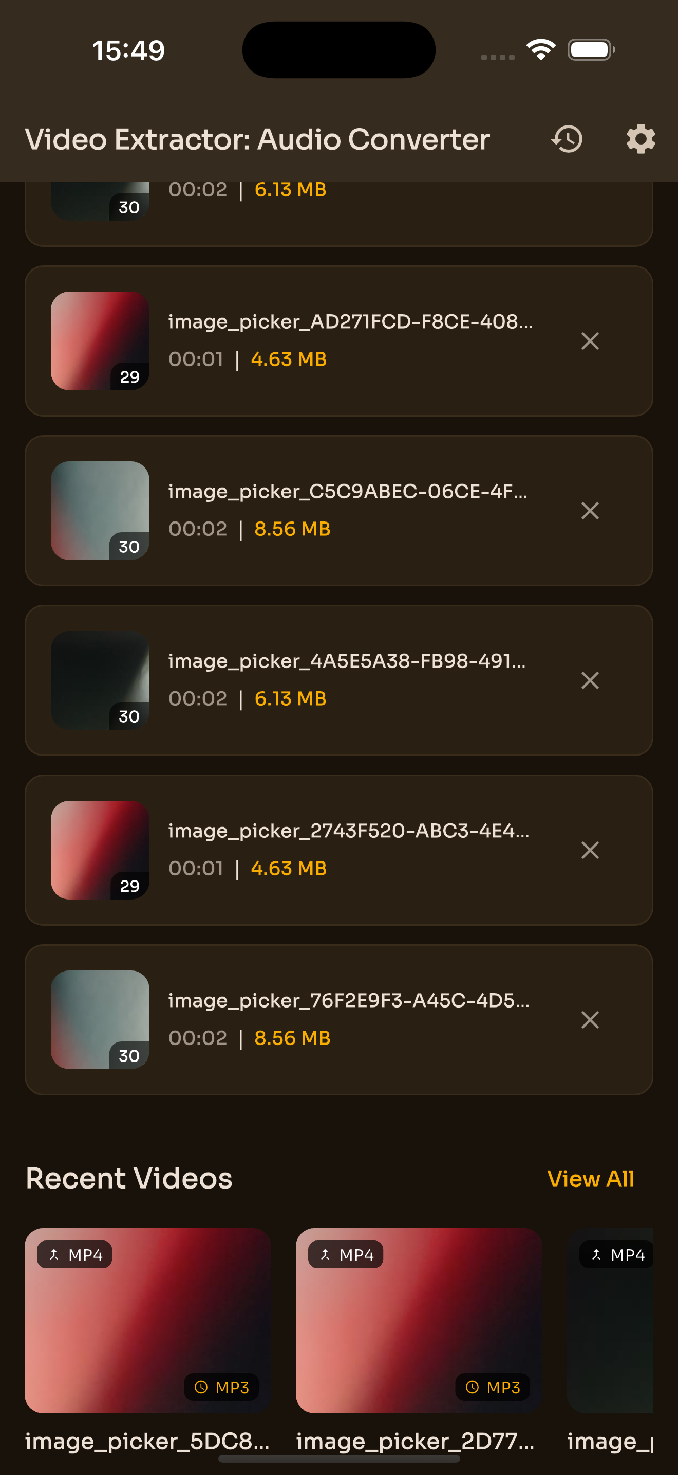 Video Converter & Audio MP3 - Screenshot 3 showing product features and functionality