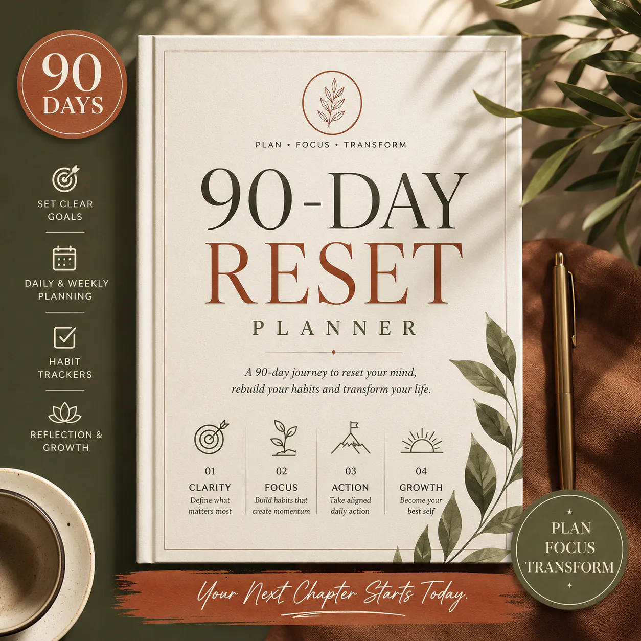90-Day Life Reset Planner