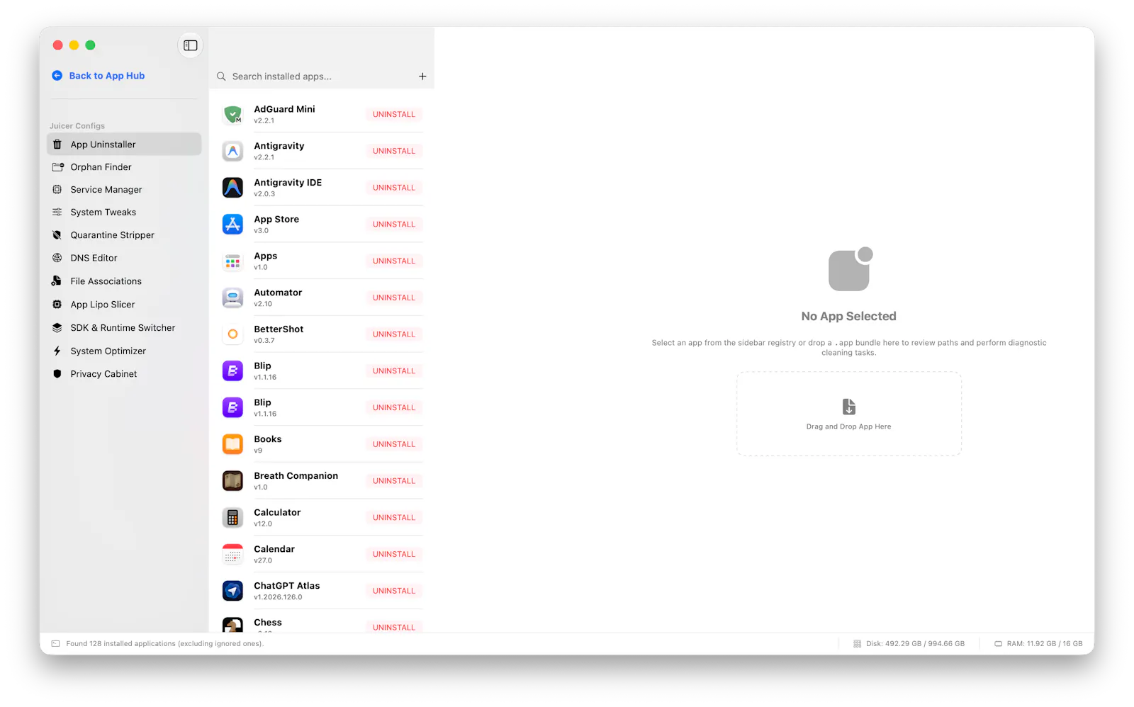 Juicer screenshot 3