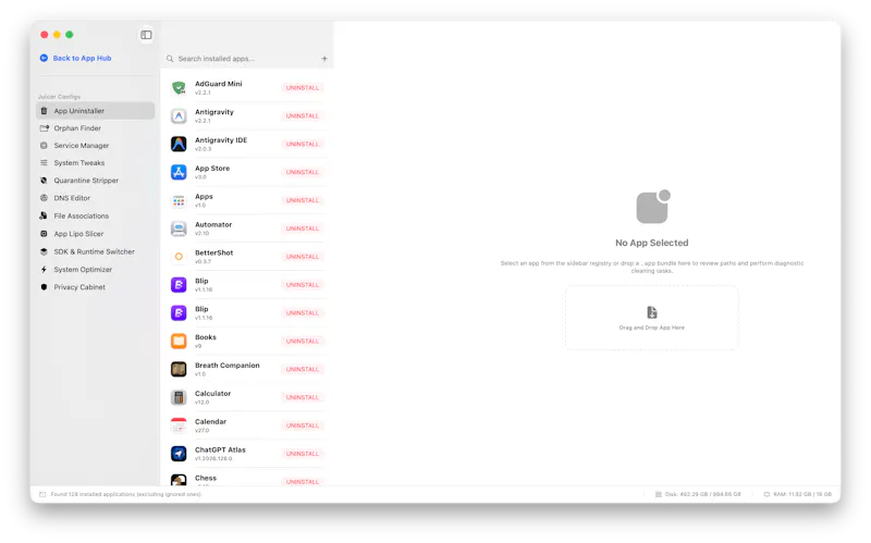 Juicer screenshot 3