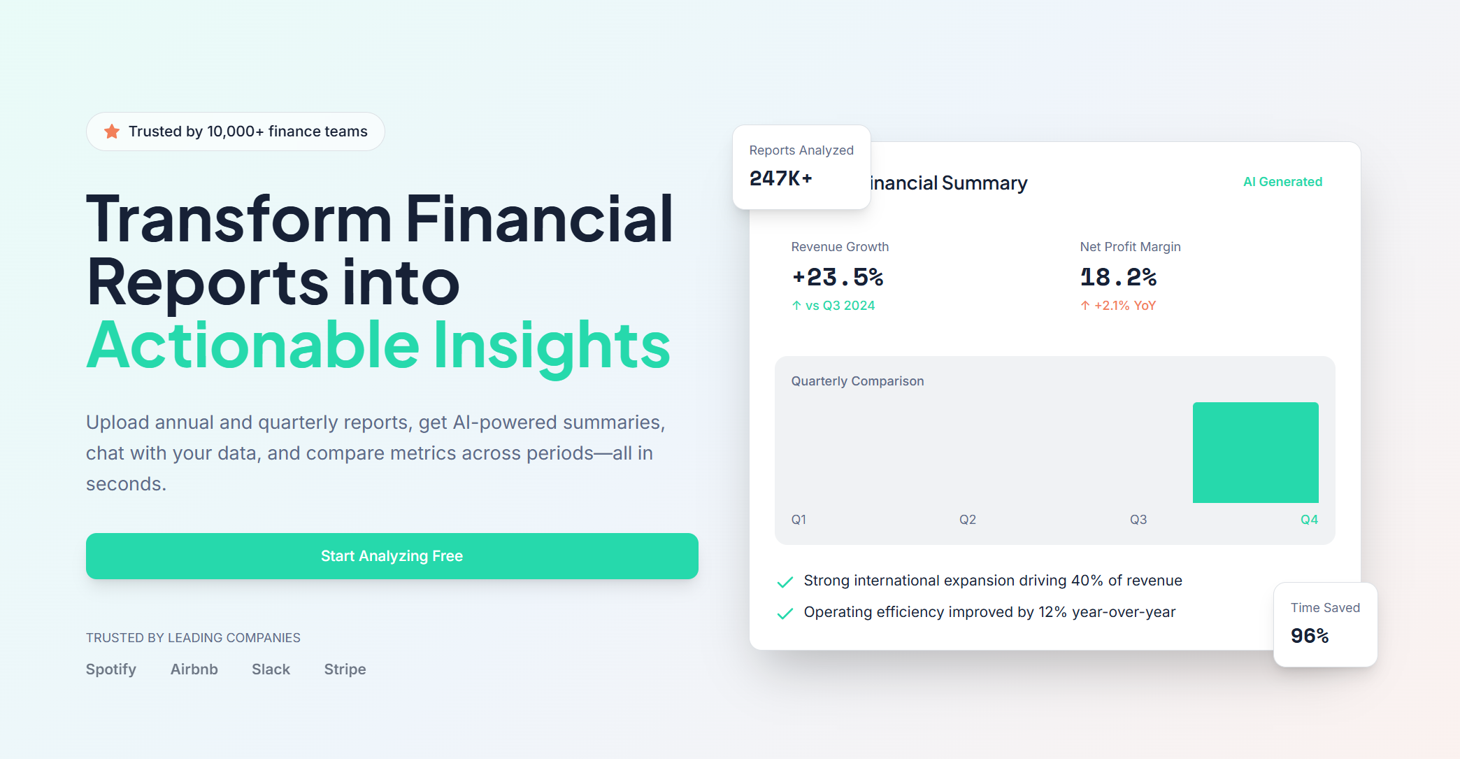 AI Financial Report (10K, Q, etc) 