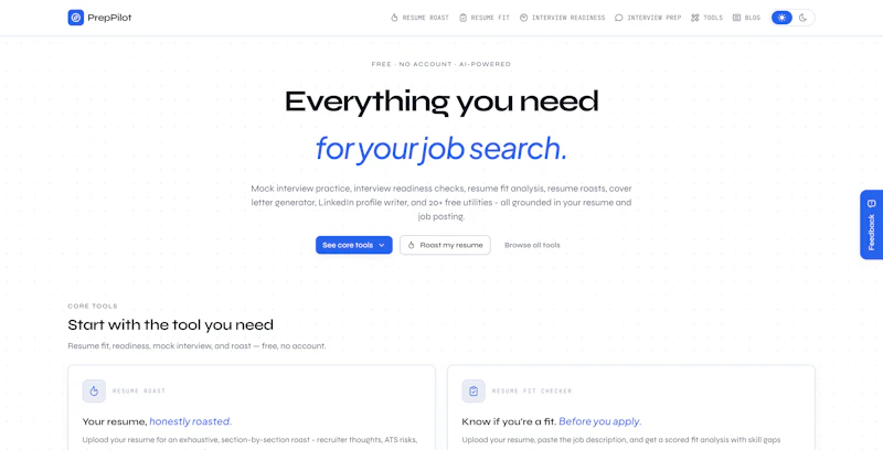 PrepPilot screenshot 1