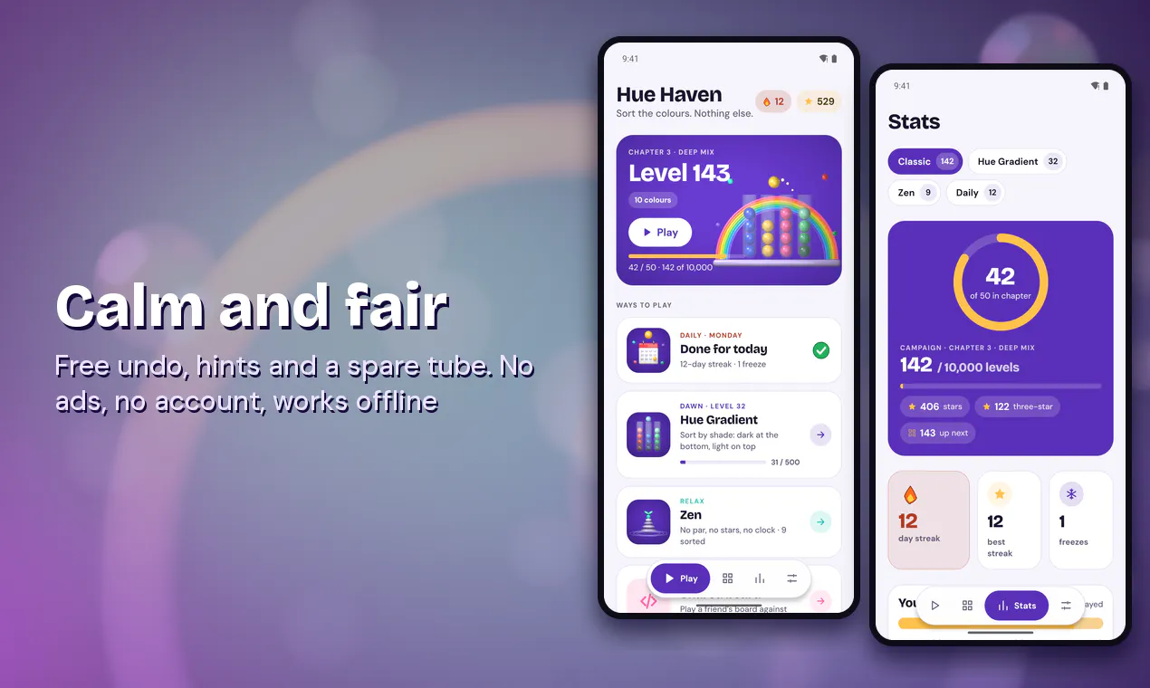 Hue Haven: Calm Ball Sort gallery image
