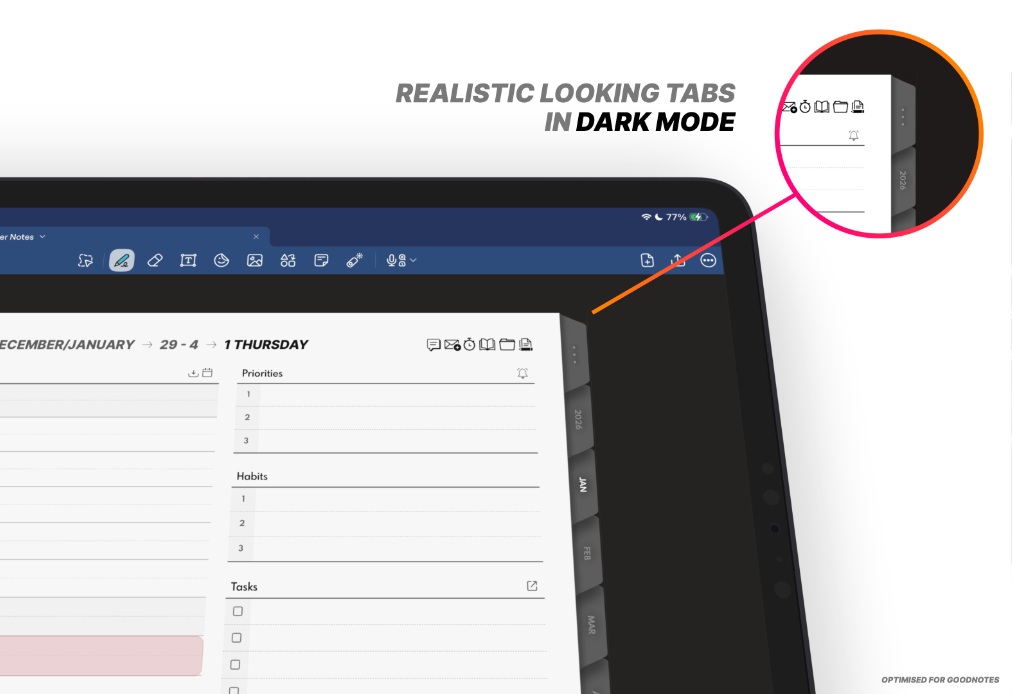 2026 Digital Planner Integration - Screenshot 3 showing product features and functionality