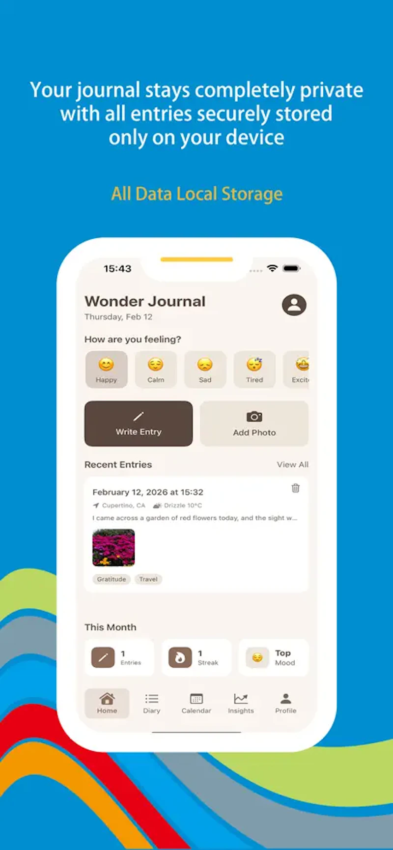 Wonder Journal screenshot 1