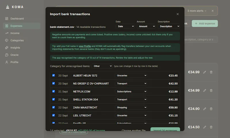 KOWA screenshot 2
