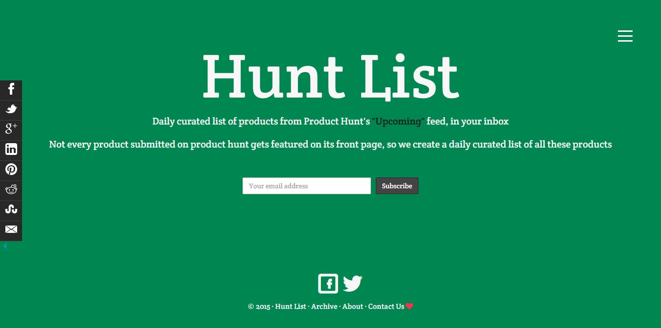 Hunt List Newsletter media 1