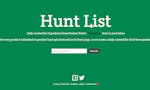 Hunt List Newsletter image