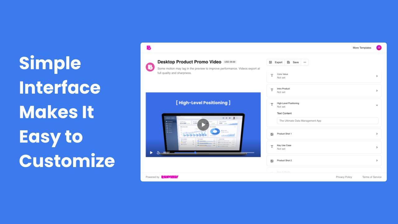 Desktop Product Promo Video By BonViddy gallery image