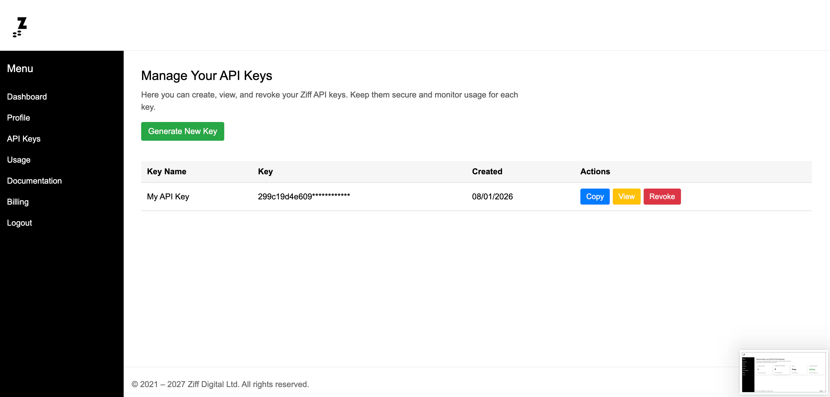 Ziff API gallery image