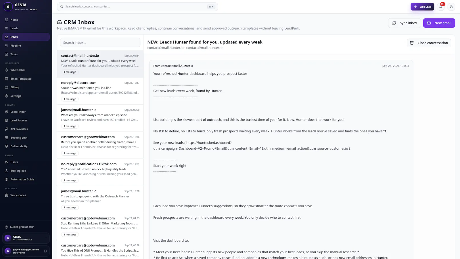 LeadPark screenshot 5