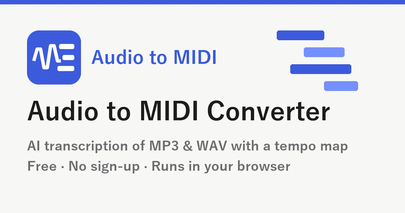 Audio to MIDI screenshot 1