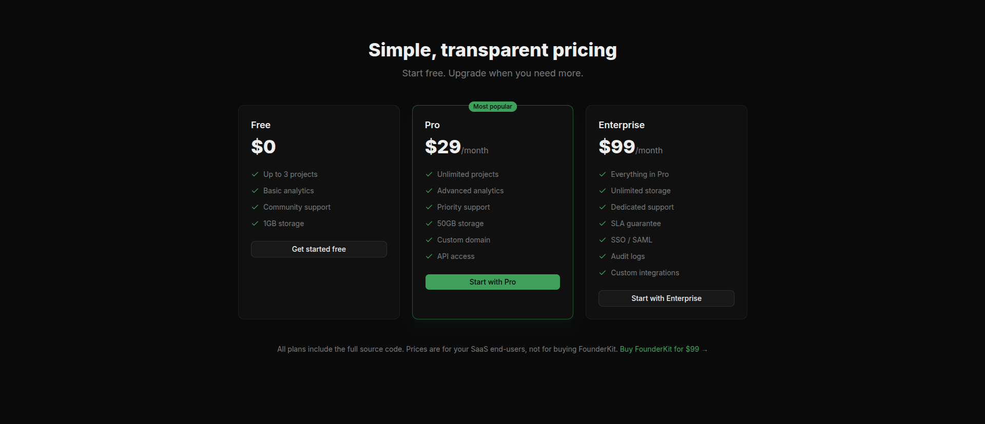 FounderKit — Ship your SaaS in days gallery image