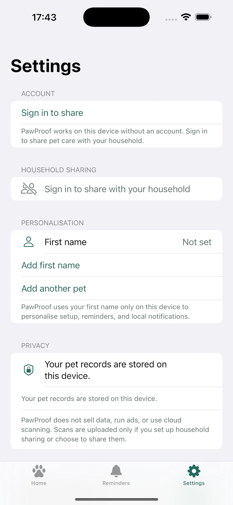 PawProof - Pet Records screenshot 3