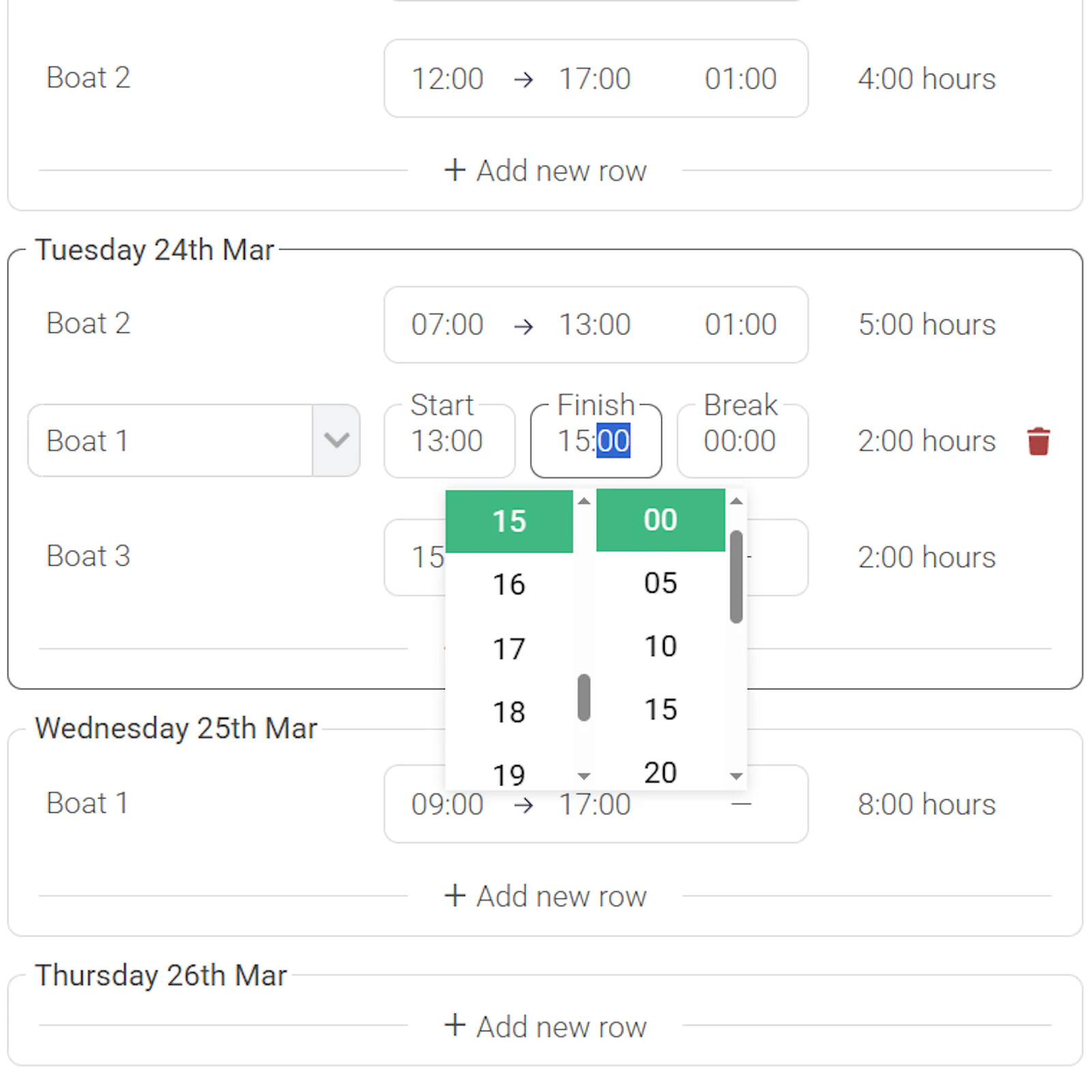 SaveTrees Online Timesheets screenshot 4
