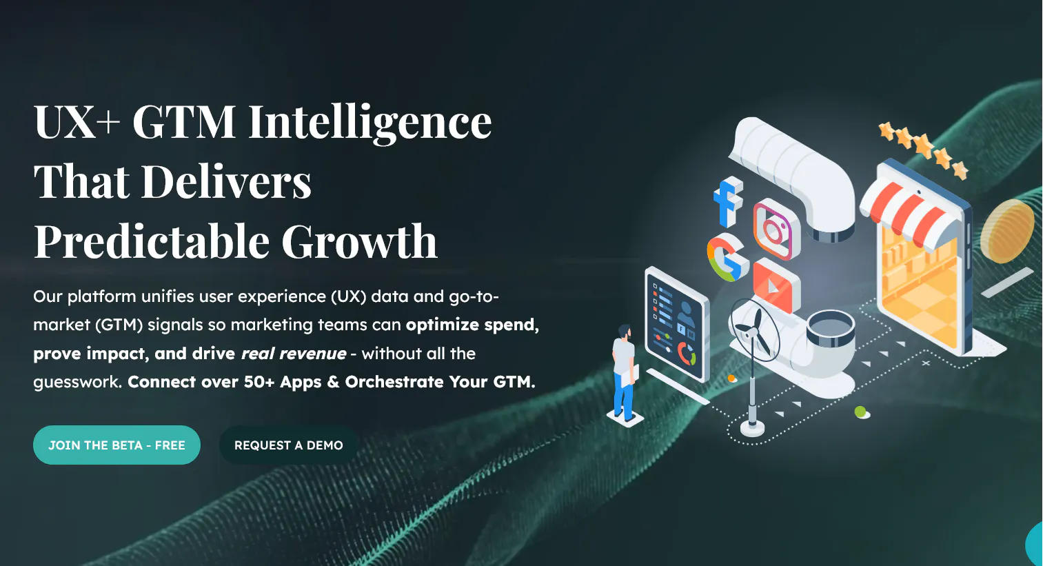 UX Brite GTM Platform 專案橫幅