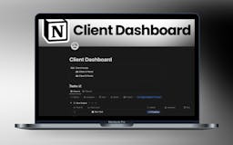 Notion Client Portal + Dashboard media 3