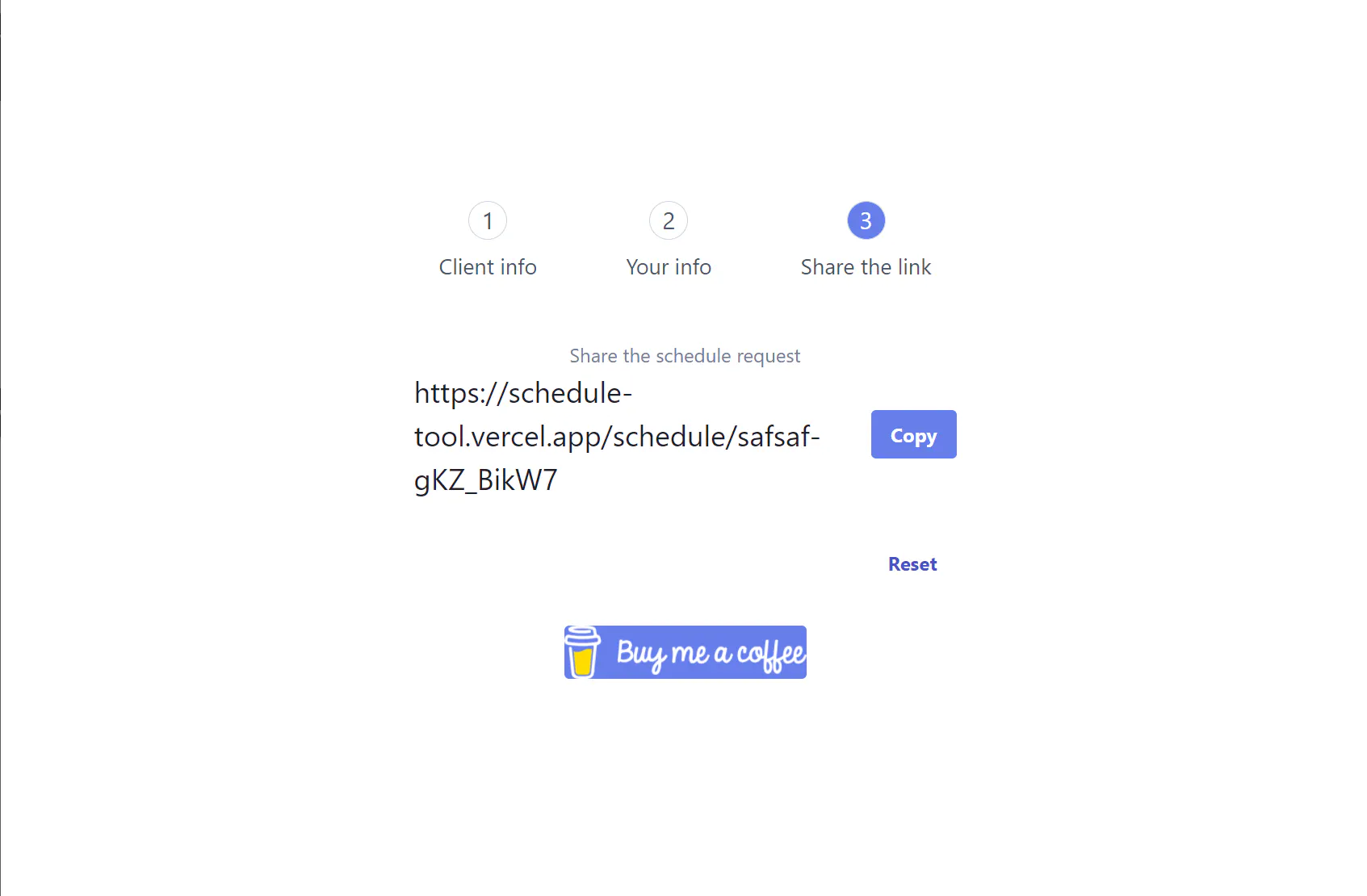 Schedule Tool