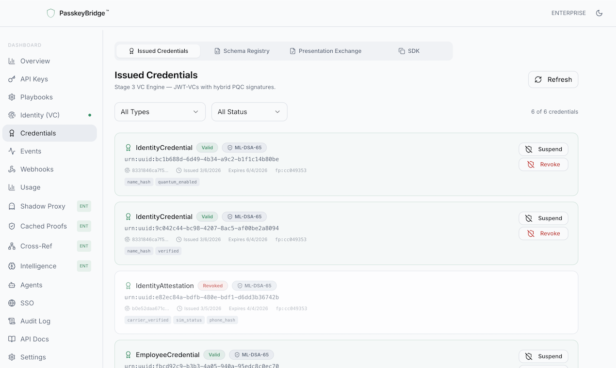 PasskeyBridge: Identity Threat Engine gallery image