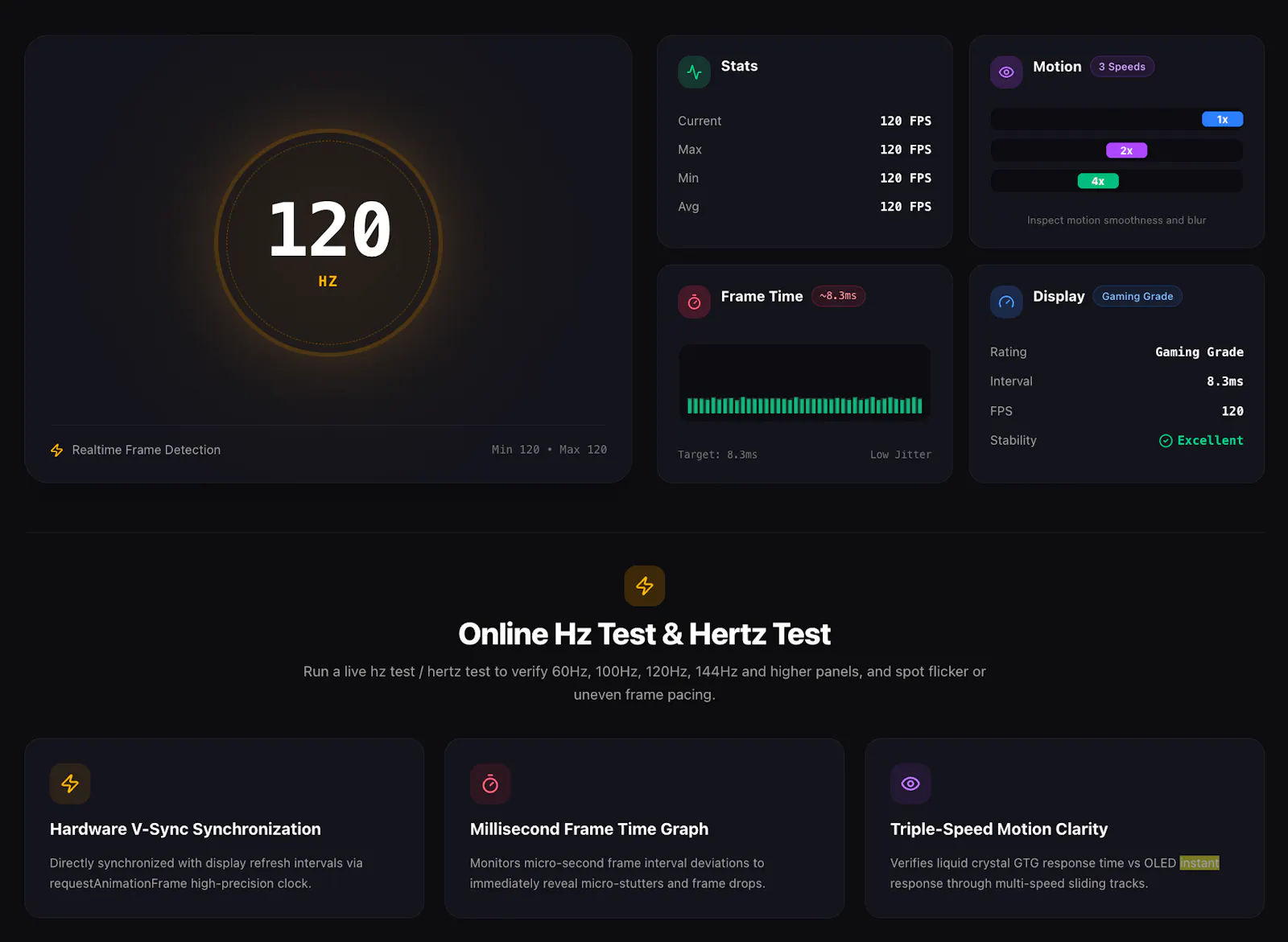 MonitorTester screenshot 2