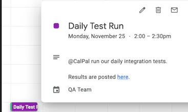 CalPal, the calendar bot gallery image