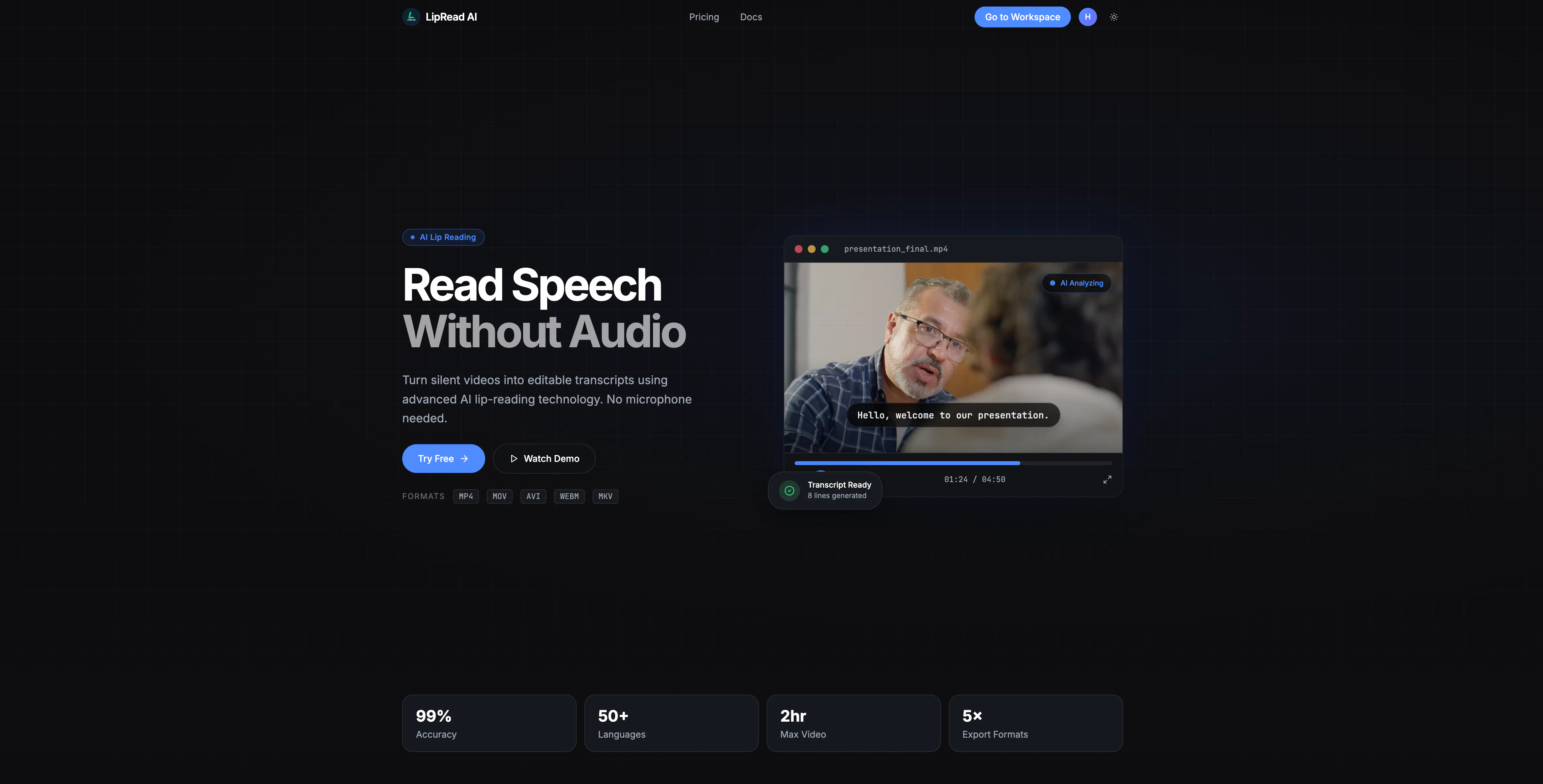 LipRead AI gallery image