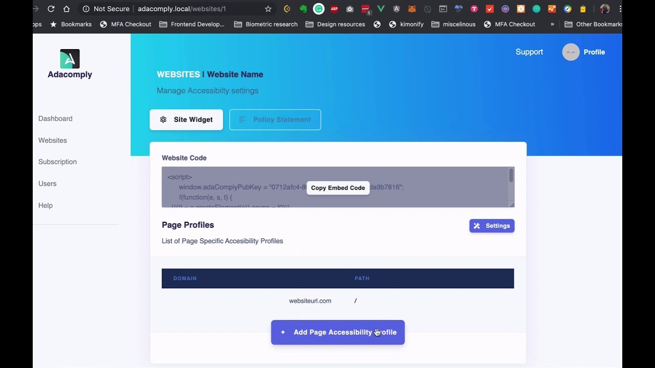AdaComply Accessibility Software gallery image