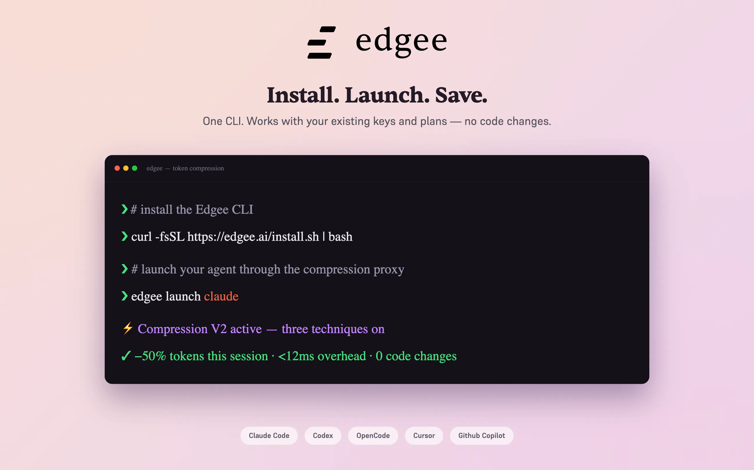 Edgee Claude Code Compressor V2 gallery image