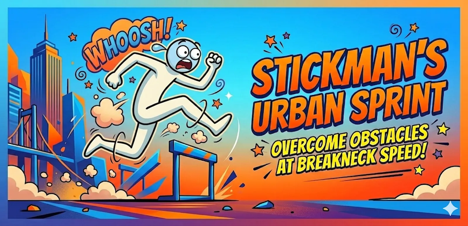 JUMPING STICKMAN DASH screenshot 2