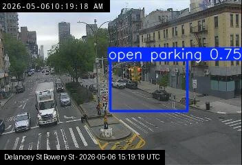 Let AI find you NYC street parking logo